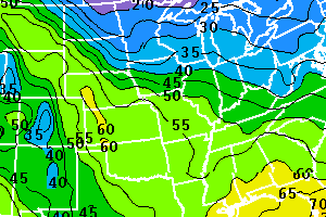 GFSX Maximum Temperatures